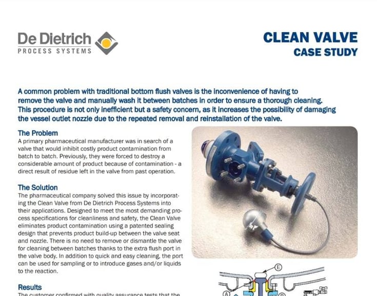 Clean valve case study 2