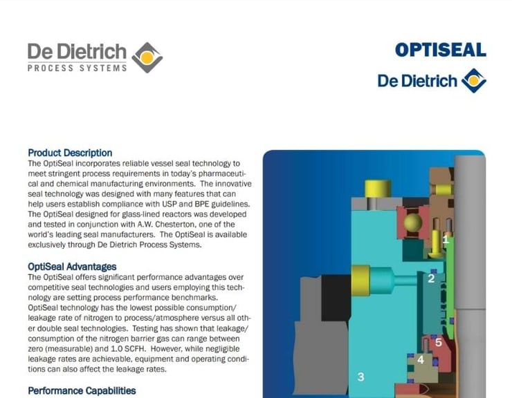 Optiseal data sheet