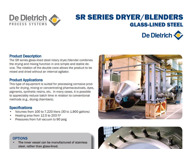 SR Series Dryer Blender