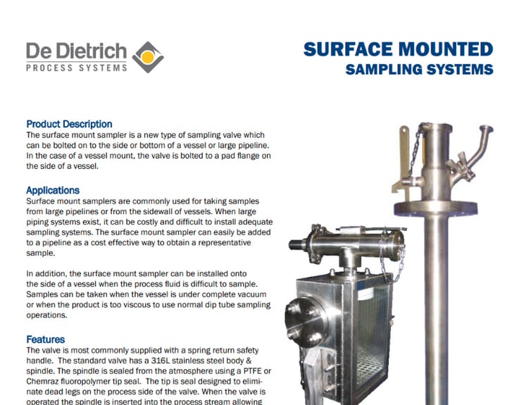 Surface Mounted Sampling Systems