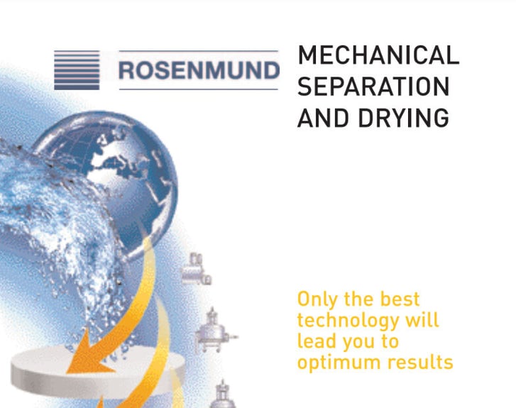 mechanical separation and drying